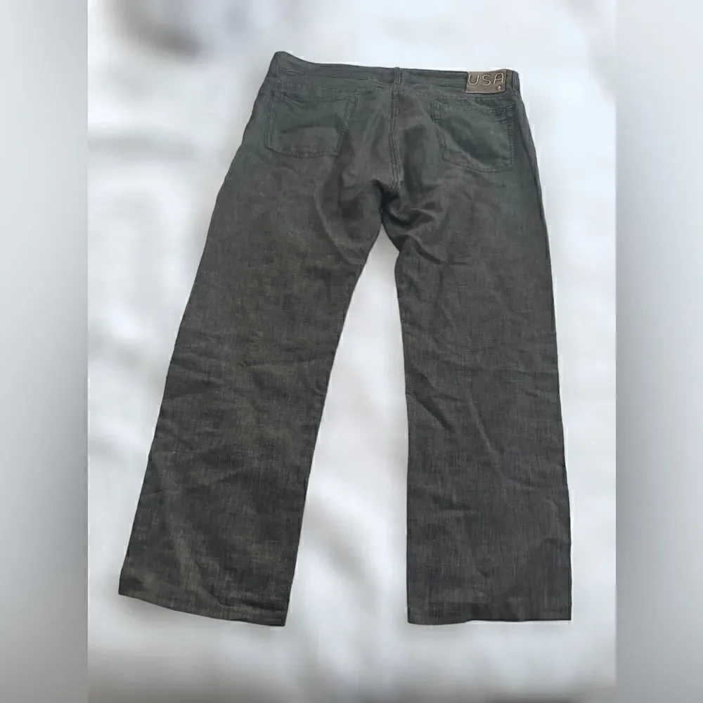 John Varvatos grey distressed Bowery jean Size 40R